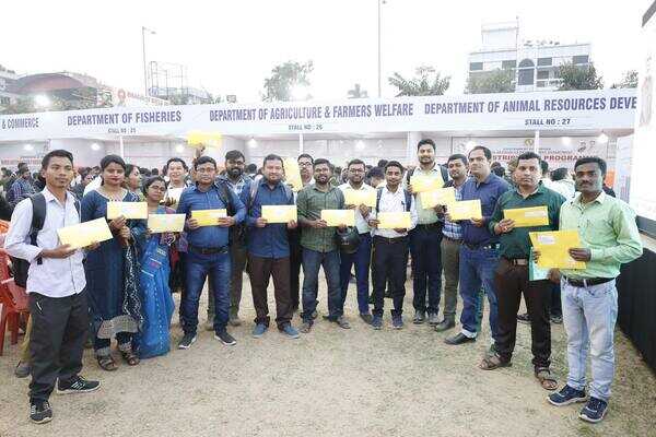 Job letter distribution in Tripura